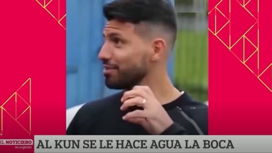 El "Kun" y su sandwich ideal