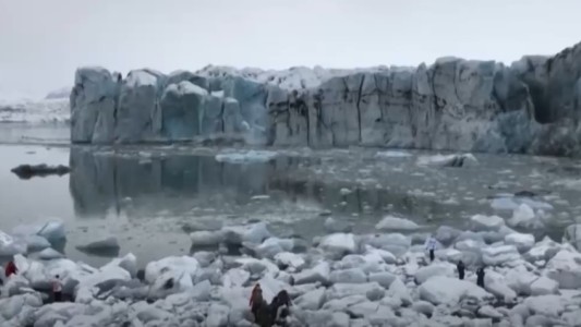 El glaciar que provocó un tsunami