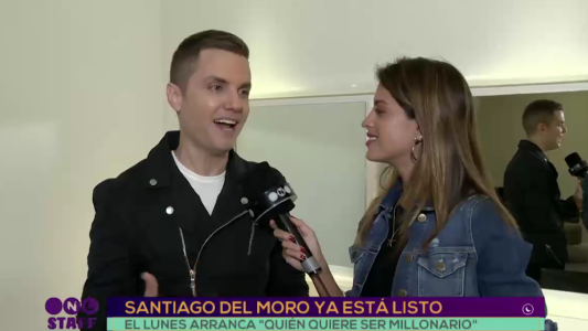 Santiago del Moro ya está listo para su nuevo programa en Telefe