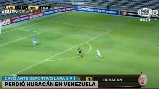 Perdió Huracán en Venezuela