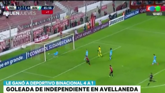 Goleada de Independiente en Avellaneda