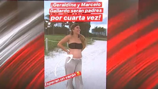 Gallardo papá por cuarta vez y la mala suerte de sacarle la lengua a River