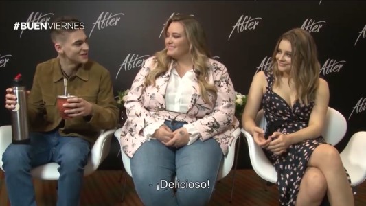 Actores británicos probaron el mate y el alfajor