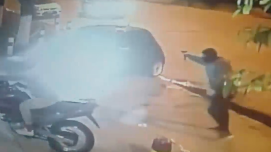 Lluvia de balas en un intento de robo