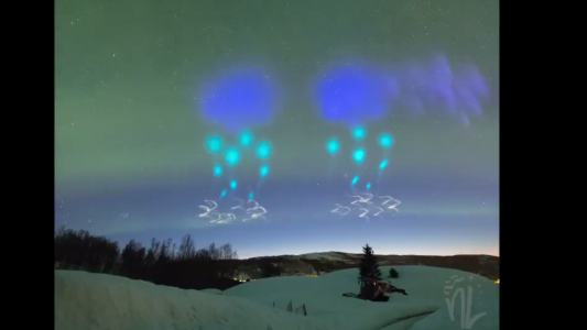 Asombroso experimento de la NASA ilumina el cielo