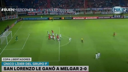 San Lorenzo le ganó a Melgar 2-0
