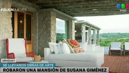 Robaron una mansión de Susana Giménez