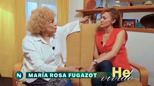 "He Vivido": María Rosa Fugazot, actuar para vivir