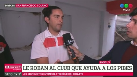 Solano: entraron por un boquete y robaron todo lo que tenían para ayudar a los más chicos