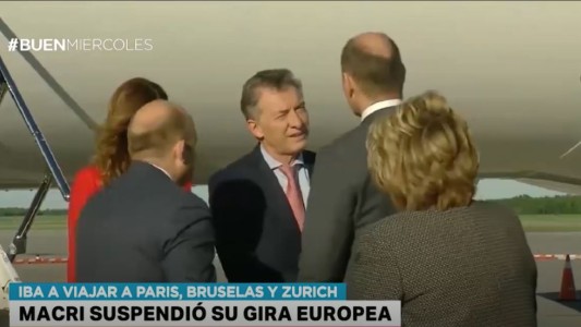 Macri suspendió su gira europea