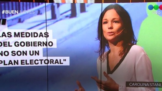 Carolina Stanley: "No estamos detrás de una especulación electoral"