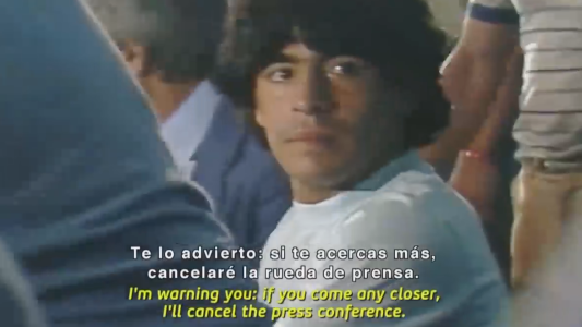 Las primeras imágenes del documental sobre Maradona
