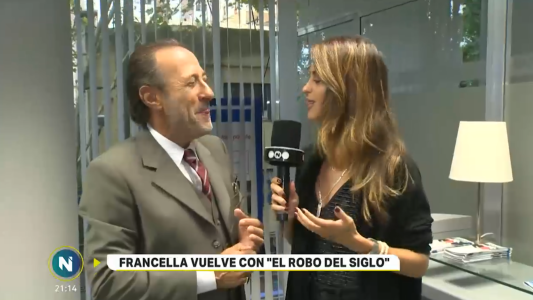 Francella vuelve con "El robo del Siglo"