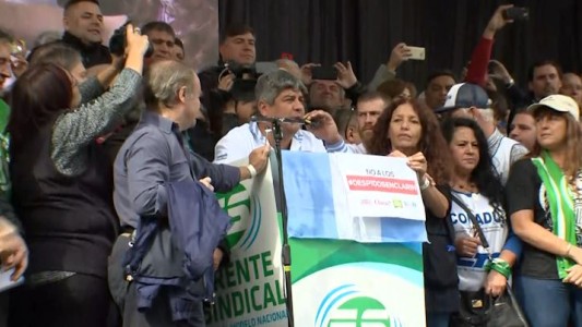 Moyano: "Que el mundo vea el hambre que hay en Argentina"