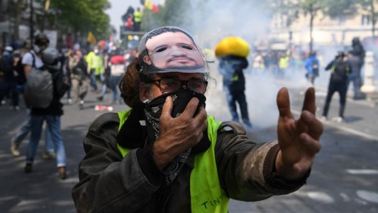 Graves incidentes en una nueva protesta de los chalecos amarillos en París