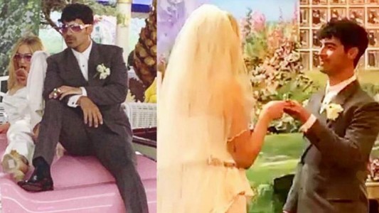 Sorpresiva boda de una actriz de "Game of Thrones" y uno de los Jonas Brothers