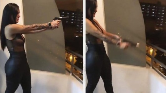 Misterio y pánico en Salta: una joven dispara desde un balcón y sube el video a las redes sociales