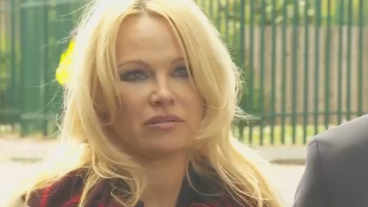 Pamela Anderson visitó a Assange: "lo amo"
