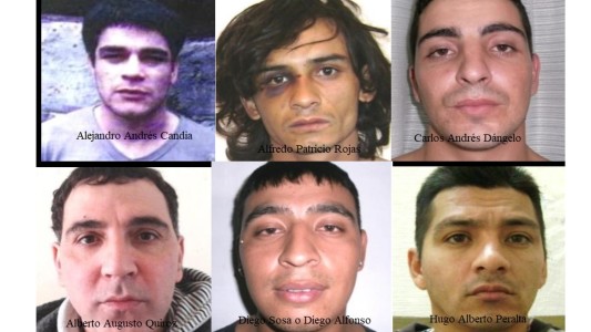 Estos son los rostros de los presos que se fugaron luego de la emboscada