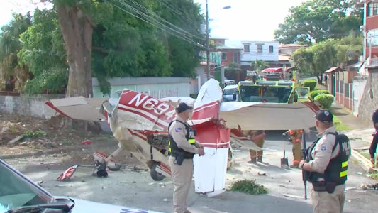 Accidente con suerte de argentinos que traían una avioneta desde Miami