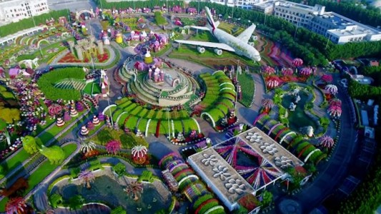 Un mundo de fantasía hecho de flores