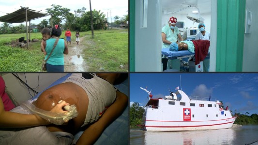Un hospital flotante en las aguas turbulentas del Colombia