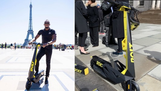 "El Rayo" en monopatín: Usain Bolt lanzó sus vehículos eléctricos