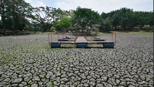 Tremenda sequía deja sin agua a dos lagos