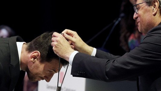 Alta condecoración del gobierno catalán para Messi