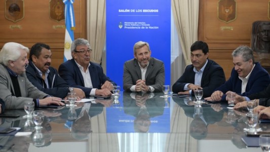 Frigerio retomó el diálogo de los 10 puntos con gremios docentes y las 62 Organizaciones Peronistas