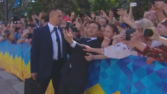 Selfies en el juramento del presidente más cómico