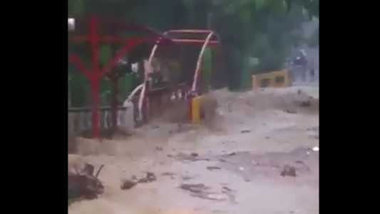 Inundaciones en Dominicana