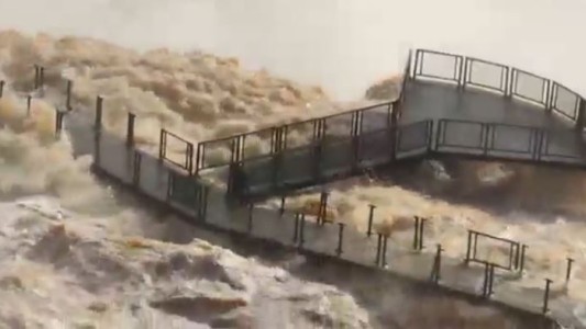 Así están las Cataratas de Iguazú por las lluvias en Brasil