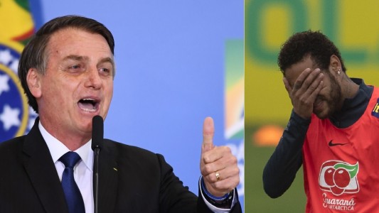 "Yo creo en Neymar": contundente apoyo de Bolsonaro al futbolista acusado de violación