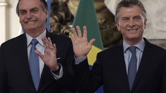 "Con Macri compartimos los mismos ideales", dijo Bolsonaro y pidió "responsabilidad" a los argentinos en las elecciones