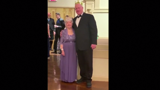 Reina del baile a los 97 años