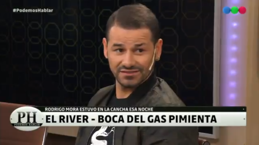 Mora y el gas pimienta en la cancha de Boca: "Fue muy triste como se dio"