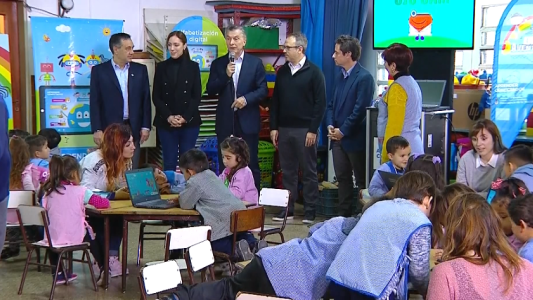 Macri: "Por este camino los chicos van a tener un enorme futuro"