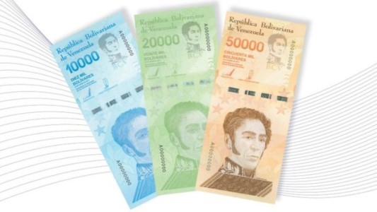 Hiperinflación: Venezuela emite billetes de 50.000 bolívares