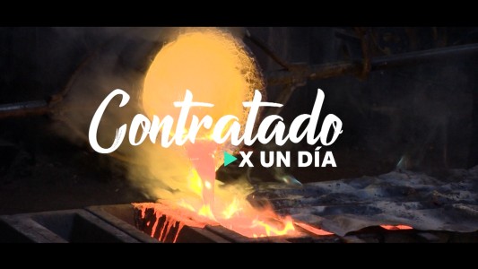 Contratado por un día: Roberto Funes Ugarte se prueba como fundidor