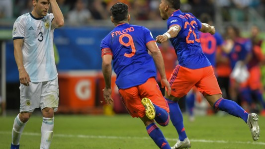 Sin brillo: Argentina perdió con Colombia en el debut en la Copa América