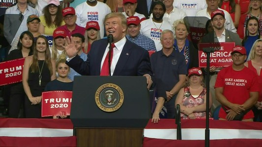 Trump lanzó su campaña para la reelección