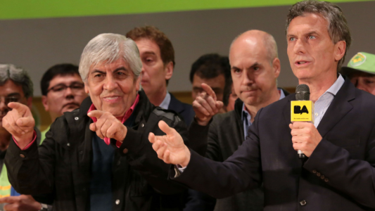 Hugo Moyano le respondió a Macri: "Es un inconsciente, un incapaz"
