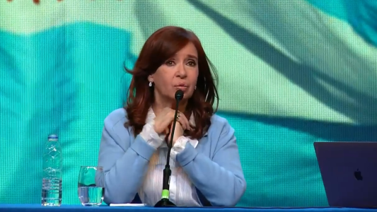 Cristina presenta su libro en Rosario