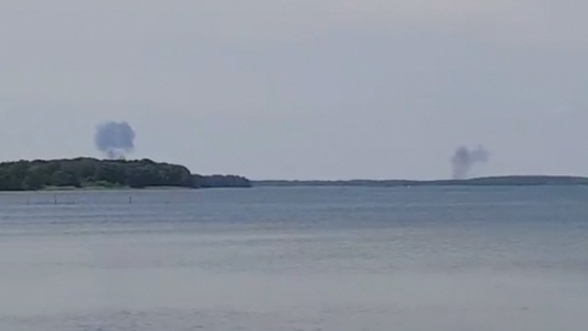 Choque de aviones de combate en Alemania