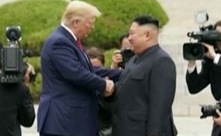 Trump sorprendió al mundo al arribar a Corea del Norte