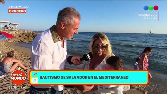 El emotivo (y desopilante) bautismo del hijo de Xipolitakis junto a Marley