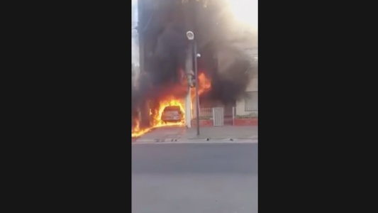 ¿Auto incendiado por error?