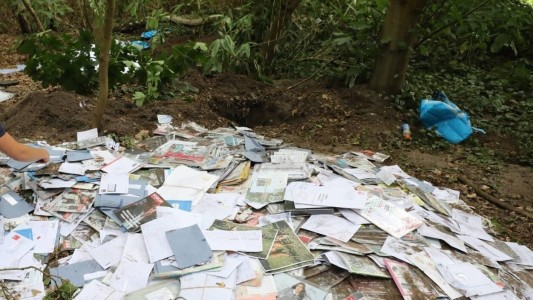 Para no entregarlas, un cartero enterró miles de cartas en un bosque