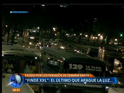 Fin de semana largo: el último que apague la luz